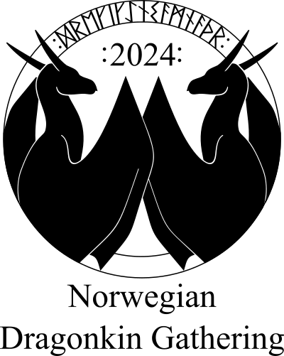 Logo for Norwegian Dragonkin Gathering 2024